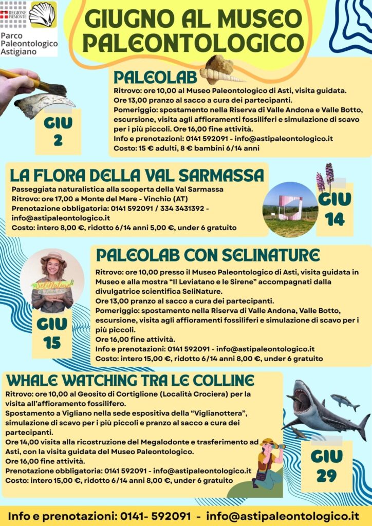 Giungno al Parco Paleontologico