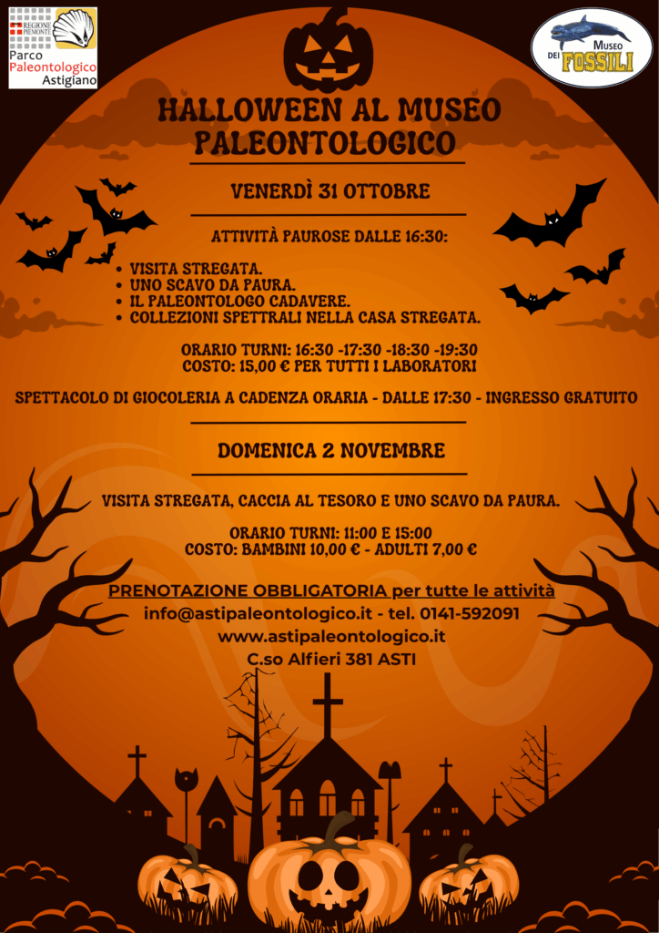 HALLOWEEN AL MUSEO DEI FOSSILI