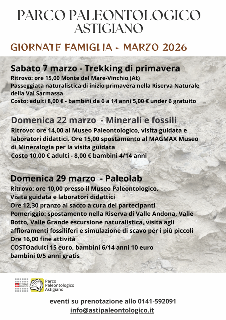 Marzo ……. pazzerello al Parco Paleontologico