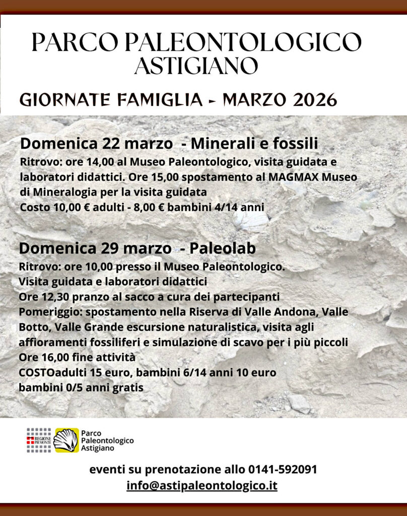 Marzo ……. pazzerello al Parco Paleontologico