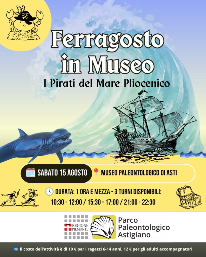 Ferragosto in Museo: I Pirati del Mare Pliocenico!
