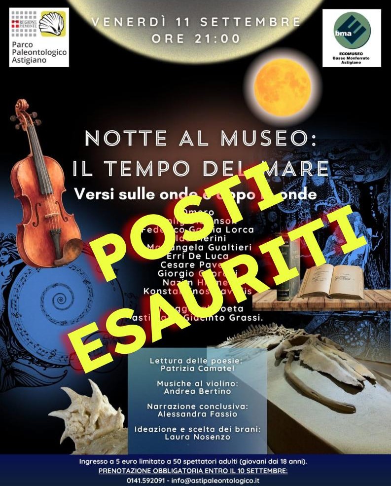 Notte al museo: il tempo del mare